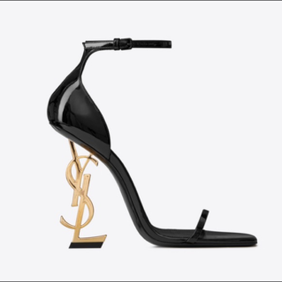 🚫SOLD🚫Saint Laurent Opyum YSL Logo-Heel Sandals - Picture 5 of 12